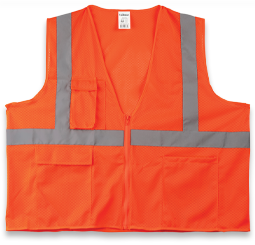 J.J. Keller SAFEGEAR Type R Class 2 Orange Vest