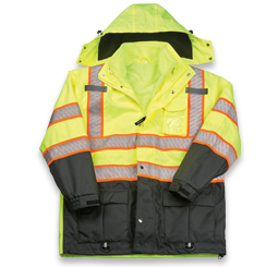 J.J Keller SAFEGEAR 3-in-1 Fleece Lined Parka Jacket