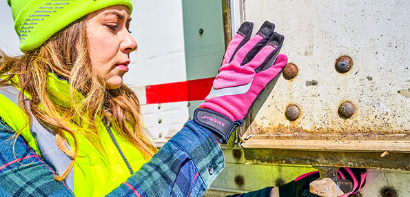 J.J. Keller SAFEGEAR Women's Gloves OSHA Hi Vis Requirements