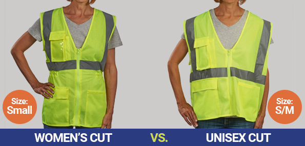 SAFEGEAR Women's Vest vs. Unisex Vest