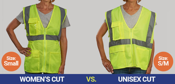 SAFEGEAR Women's Vest vs. Unisex Vest OSHA Hi Vis Requirements