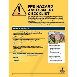 PPE Hazard Assessment Checklist